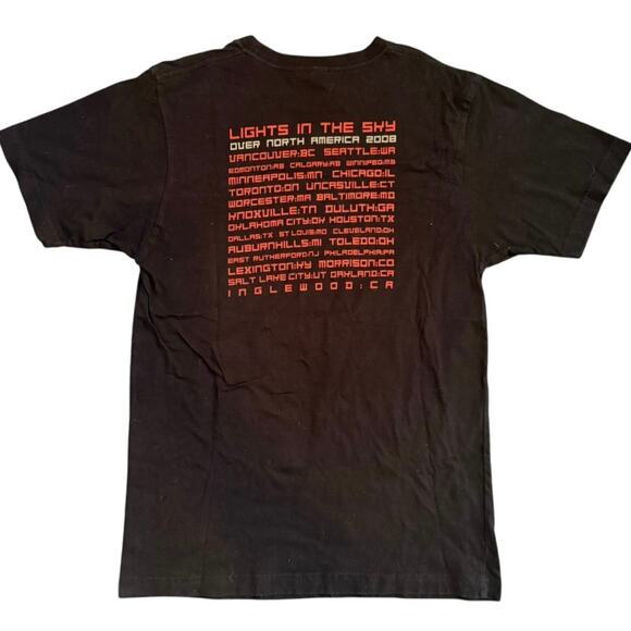 Nine Inch Nails Lights in the Sky 2008 Double Sided Band Tour Shirt Medium - Picture 2 of 3